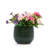 3 Pieces Dark Ceramic Flower Planters For Windowsills, Patios Or Indoor Areas - Frost-, Heat-, Weather-, Built-In Drainage, 9.52" L X W 8.18" H, 11.8 Lbs Planter Of Patio, Windowsill Living Room-1699232103