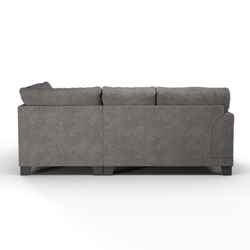 Atenas 2 - Piece Living Room Set, Charcoal, Right Hand Facing