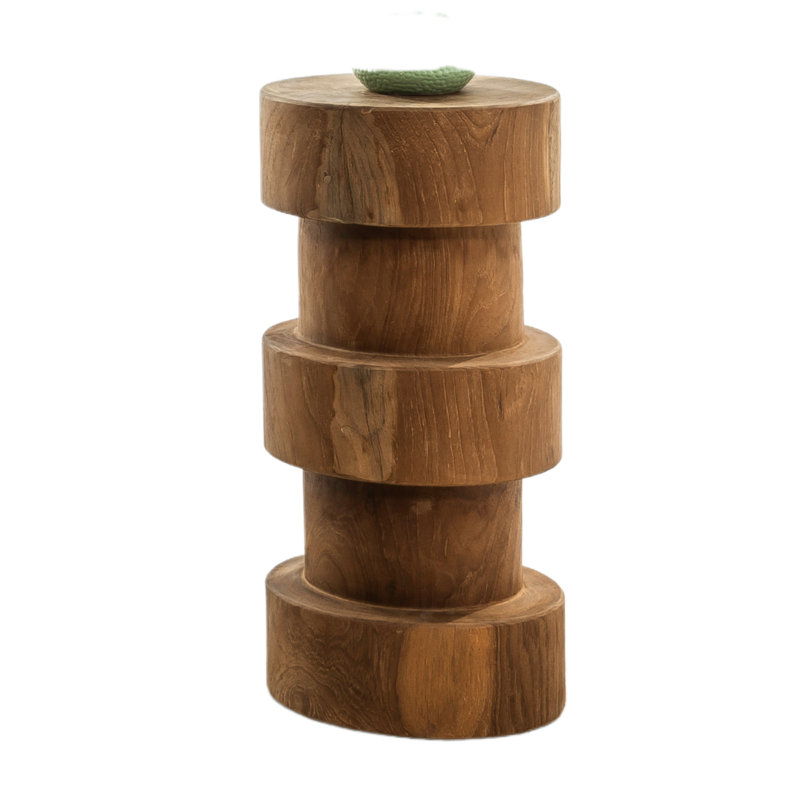 Game Teak Root Accent Stool
