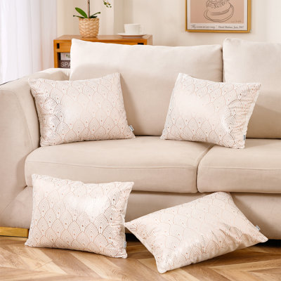 Coussins décoratifs en velours