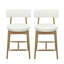 Ensemble de 2 tabourets de comptoir Mid-Century modernes-1892345643