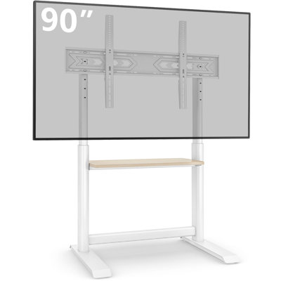 Universal Modern Floor TV Stand Height Adjustable up to 90 inch