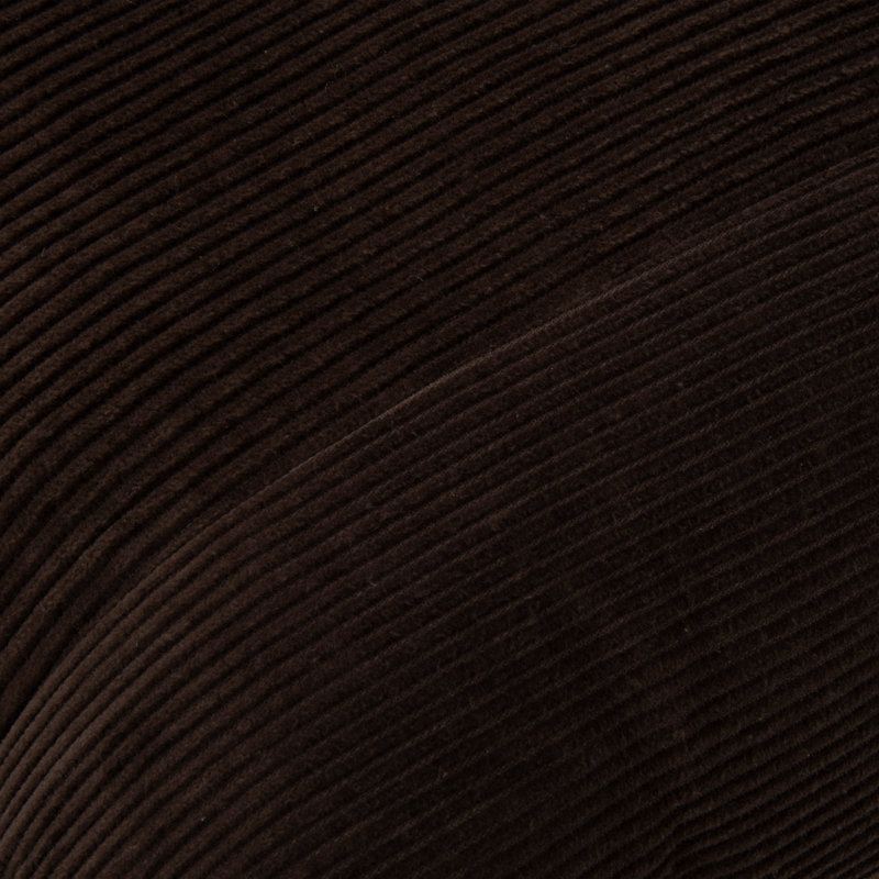 Brown Cotton Velvet Corduroy Throw Pillow