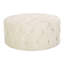 40 po Largeur et profondeur beige avec extérieur en velours, 17,47 po de hauteur, 39,97 po beige, grand, 27,05 lb