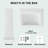 Gaomon 19'' Vitreous China Rectangular Bathroom Sink