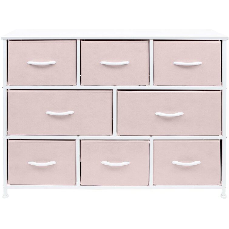 Dresser with 8 Drawers - Furniture Storage Chest for Kids Clothing or