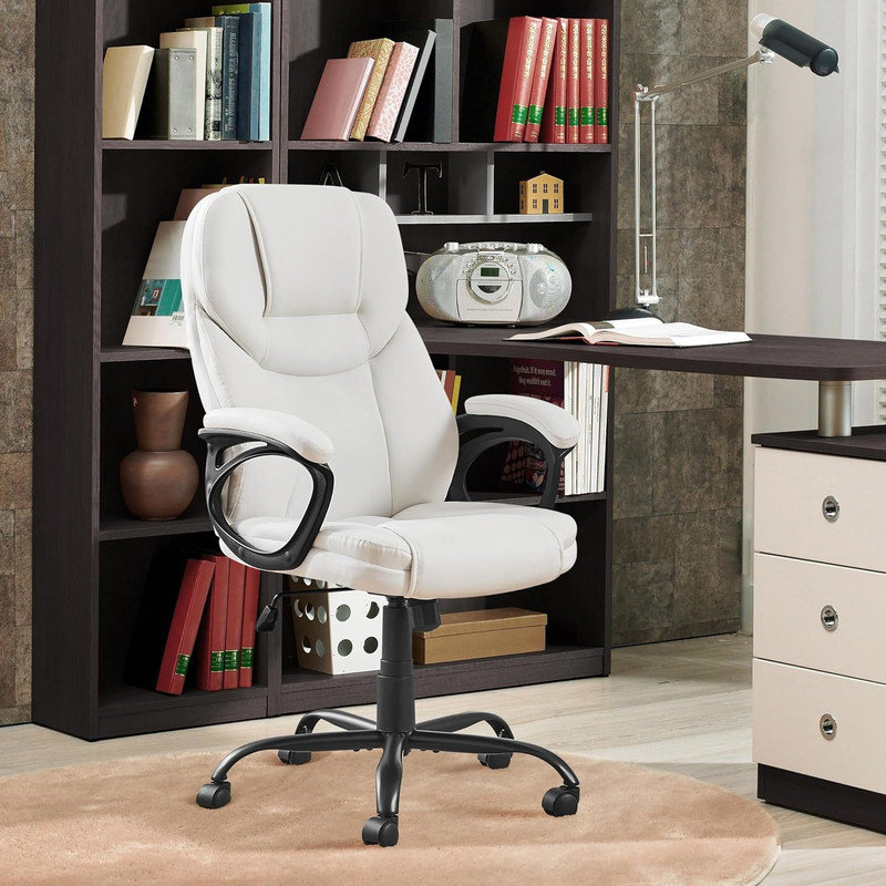 Fauteuil de direction de bureau, Blanc