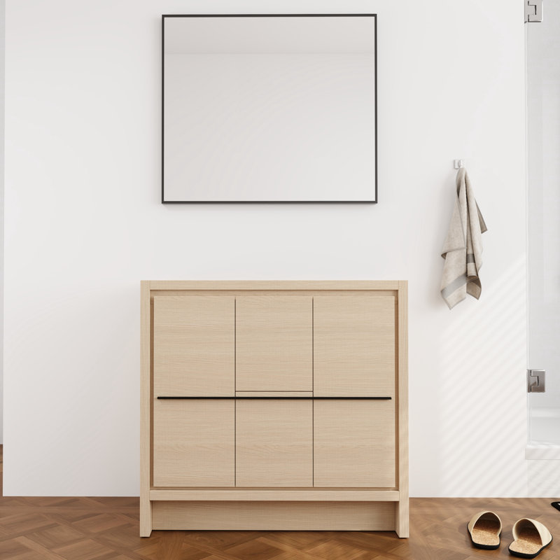 36'' Single Bathroom Vanity Base Without Top