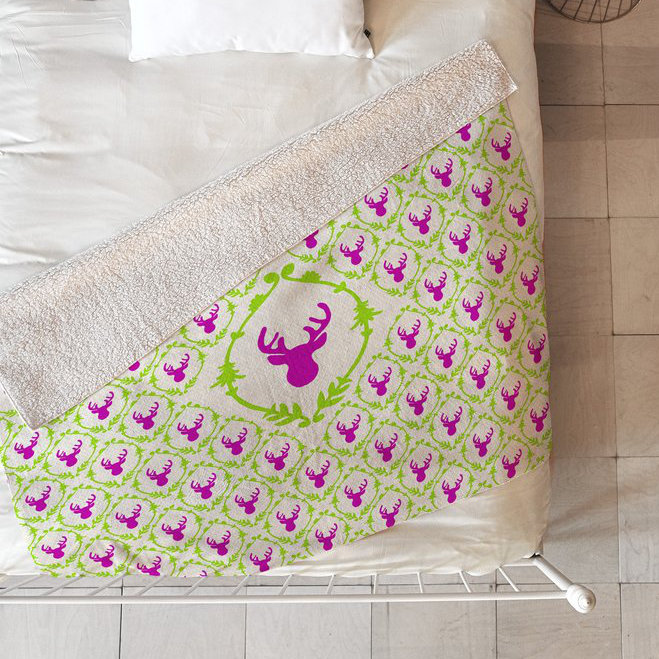 Bianca Green Oh Deer 3 Weighted Blanket