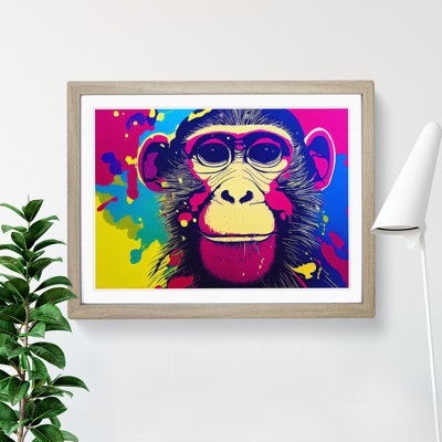 Monkey Splash Vol.2 Abstract - Framed Print