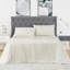 Ensemble de draps en rayonne pour grand lit 4 draps de lit rafraîchissants avec drap-housse à poche profonde de 16 po. Rayonne douce et soyeuse respirante dérivée de draps en rayonne de refroidissement avec drap plat et taies d'oreiller-132727507-132727511