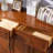 Light-walnut Solid Wood Shoe Storage Bench-1516036897