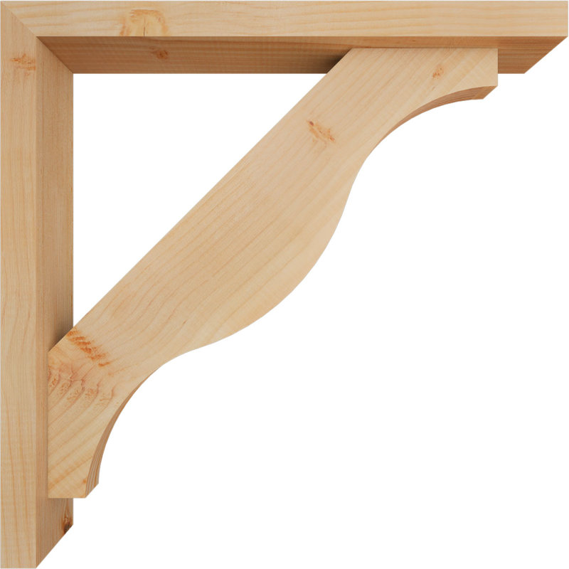 Support Funston Block avec support décalé, 24 x 24, Sapin Douglas de l 3 1/2 (lisse)