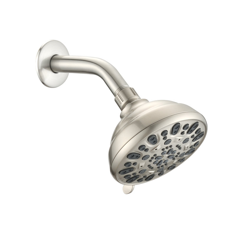 Pomme de douche fixe, Nickel brossé