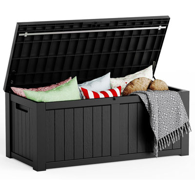 Outdoor Storage Box, Waterproof Deck Box, Large Outsi...