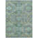 Machine Washable Indoor/Outdoor Xhevrie Green Rug