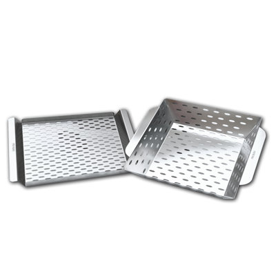 Ensemble de 2 paniers et paniers de gril