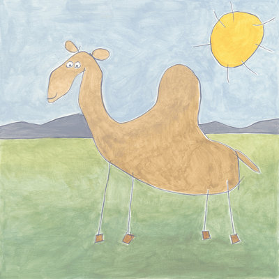 Daviston Quinn's Camel - Painting on Canvas
