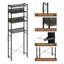 Calirose 23.6" W x 68 "H x 9.4" D Over The Toilet Storage with 4-tier shelf & 4 hooks-875606889