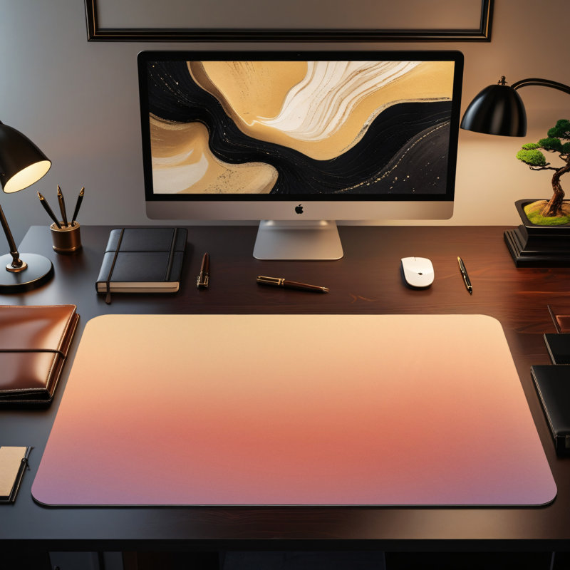 Polyester Desk Pad, 23.6x13.8
