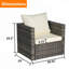 Mobilier de patio durable en osier résistant aux intempéries avec coussins lavables à la machine et conception facile à déplacer pour un confort extérieur-1141154336