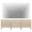 Meuble télé avec commode Modern Reeded-900982502