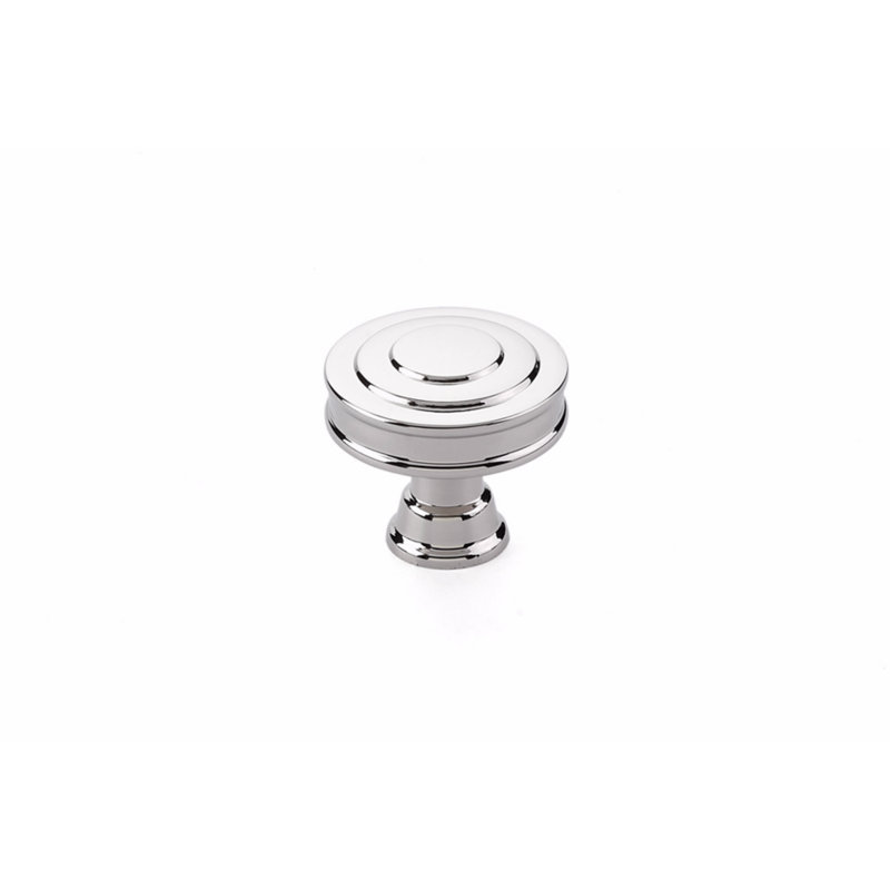 Glendon Round Knob, Polished Nickel, 1.63''