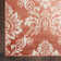 Coyst Damask Orange/White Area Rug