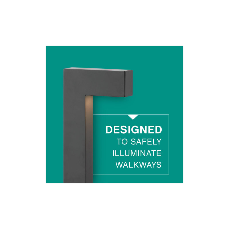 Atlantis Low Voltage Pathway Light, Satin Black