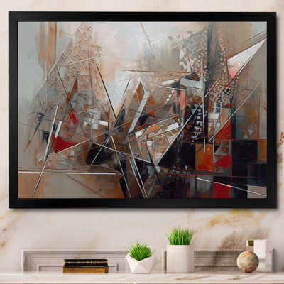 «Exploration cubiste des abstractions II - Cubisme abstrait», reproduction sur toile