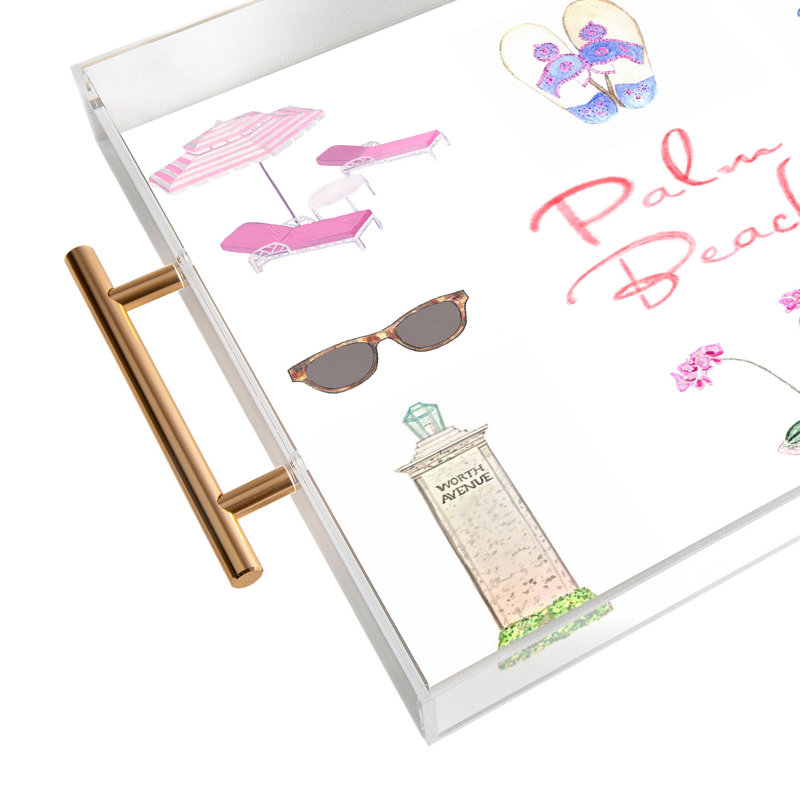 Annechovie PALM BEACH II Acrylic Tray