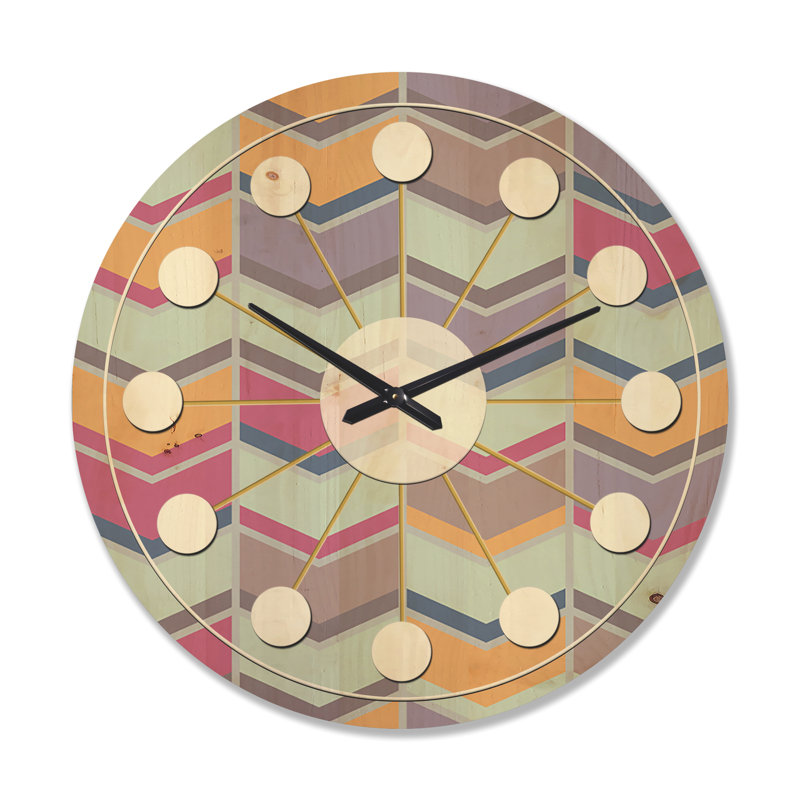 Horloge murale abstraite, Grand