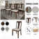 Ocossio 6 - Person Four Leg Dining Set