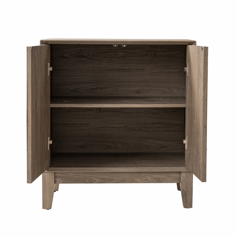 Table de chevet 29,38 po Amarilys, Aulne gris