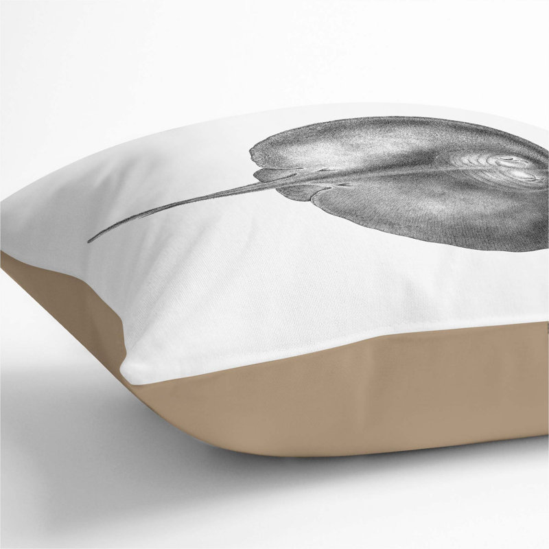 Square Cushion, 40cm H x 40cm W x 15cm D, Stone