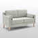 59.8'' Square Arm Loveseat Boucle
