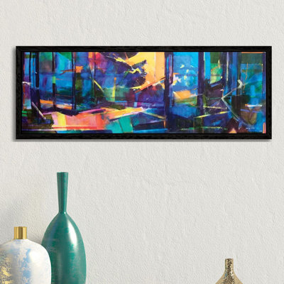 Mile End Autumn by Doug Eaton - Panoramic Painting on Canvas