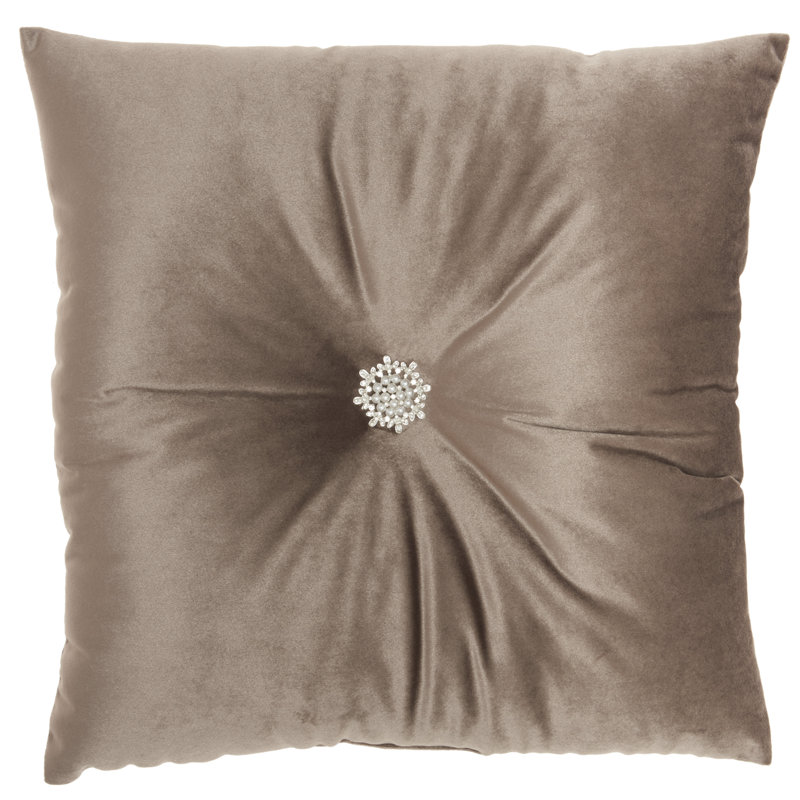  Housse de coussin carré et insert, Taupe