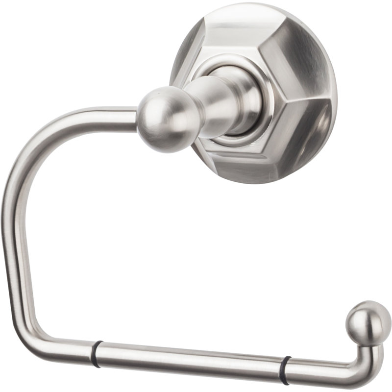 Edwardian Bath  Wall Mounted Toilet Paper Holder, Brushed Satin Nickel