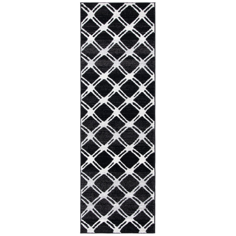 Jahzarra Performance Geometric Rug, Runner 2'6" x 8'