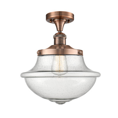 Baptiste Glass Semi Flush Mount