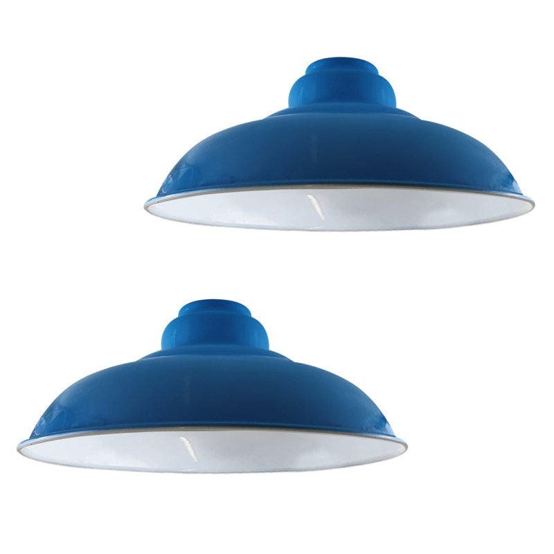Lonnia 13.5 cm H Bowl Lamp Shade ( Uno ), Light Blue