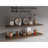 47" Wide Floating Shelves Set Of 2, Shelves For Wall Decor For Bedroom, Bathroom Storage Shelves, Book Shelves For Living Room, Dark Brown-568393833-568393830