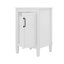 Meuble-lavabo de 20 po avec lavabo en céramique, tablette réglable en forme de U, support de rangement pour porte-116119263