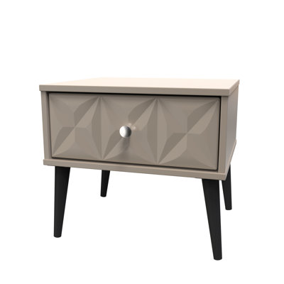Carnlea 45cm W Manufactured Wood Bedside Table