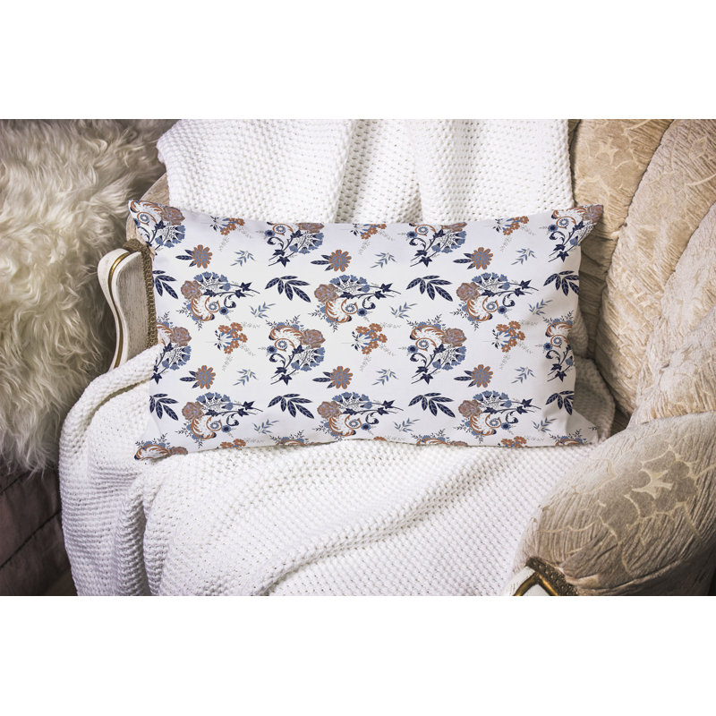 Coussin Rose Dreams, Bleu / blanc