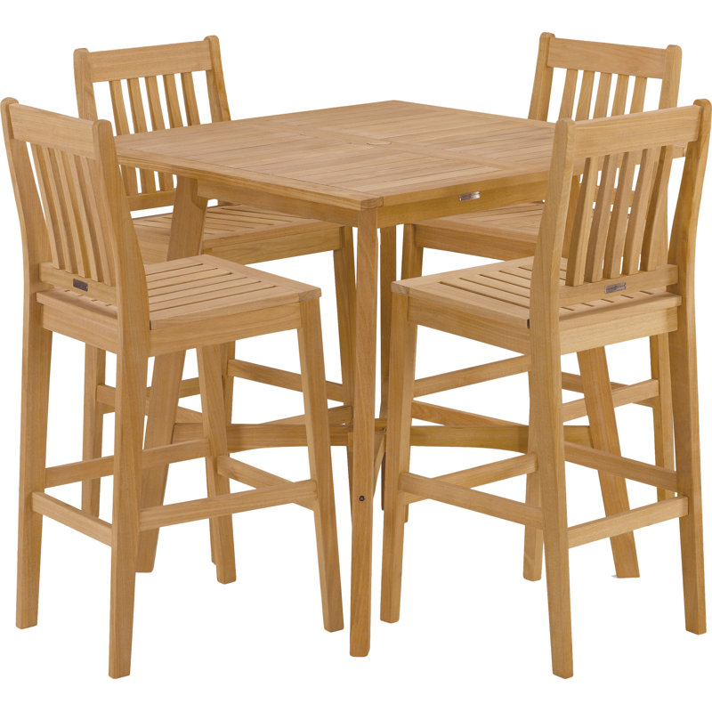 Wexford Outdoor 5 - Piece Bar Height Dining Set