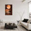 Nature Inspired Full Moon by  - Picture Frame Painting on Paper-131294011-131294012-131294013