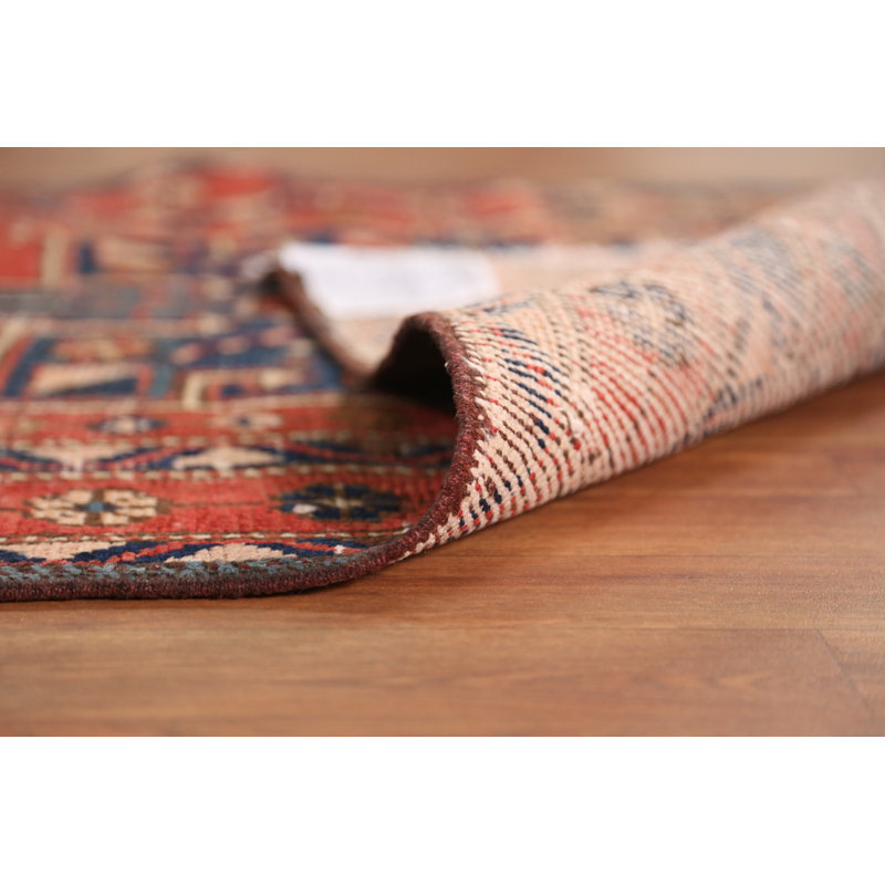 Tapis de couloir géométrique traditionnel 3 x 11