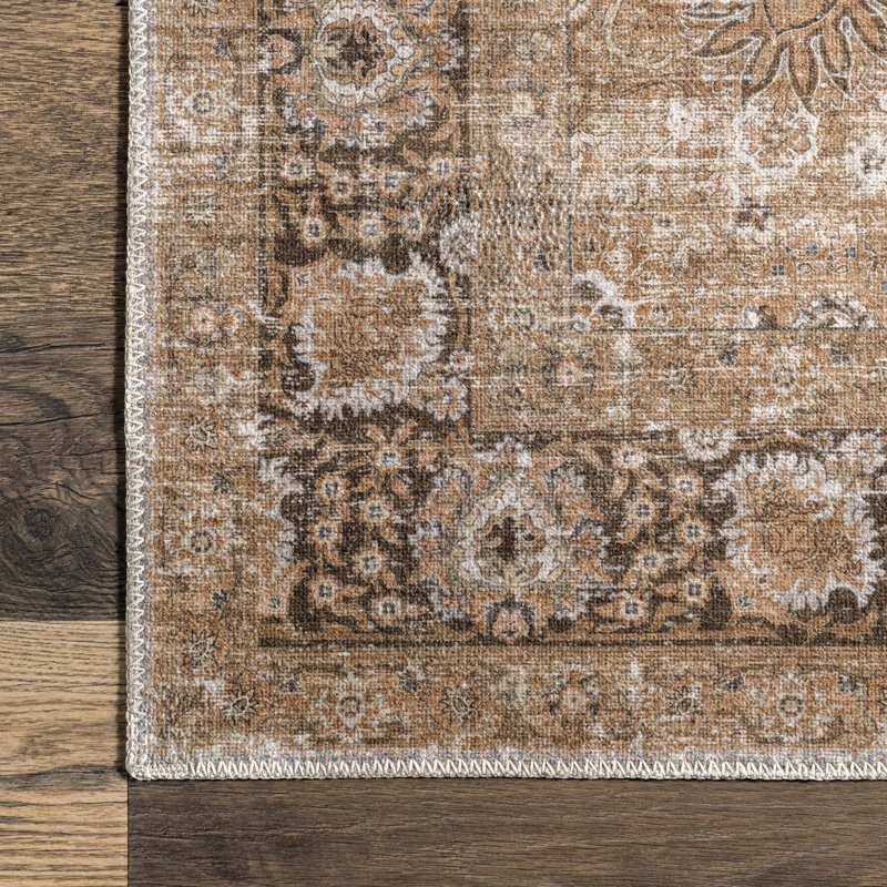 Bayberry Vintage Machine Washable Area Rug, Rectangle 9' x 12'